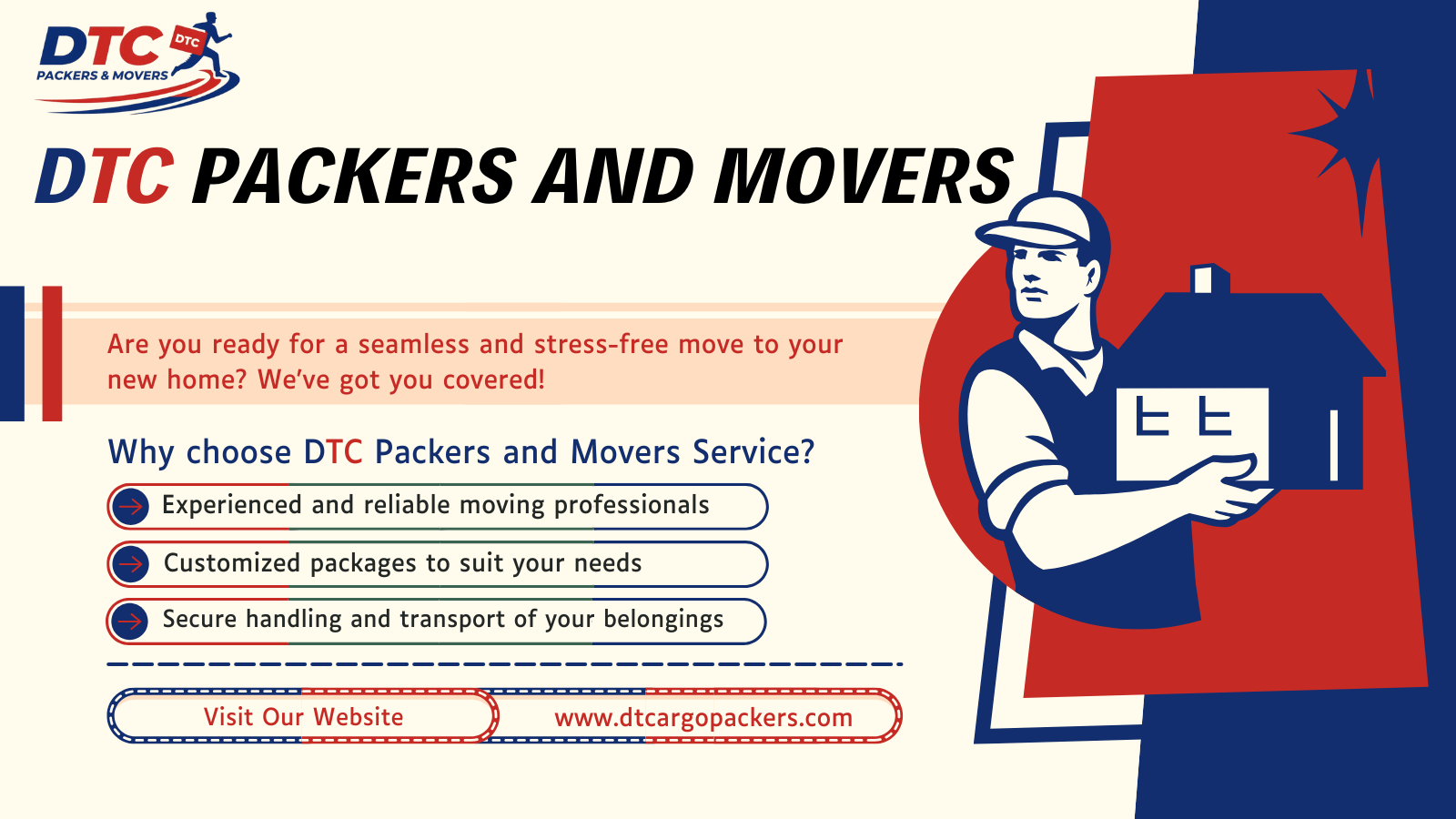 Packers and Movers in Gurugram by DTC Packers and Movers providing safe relocation services