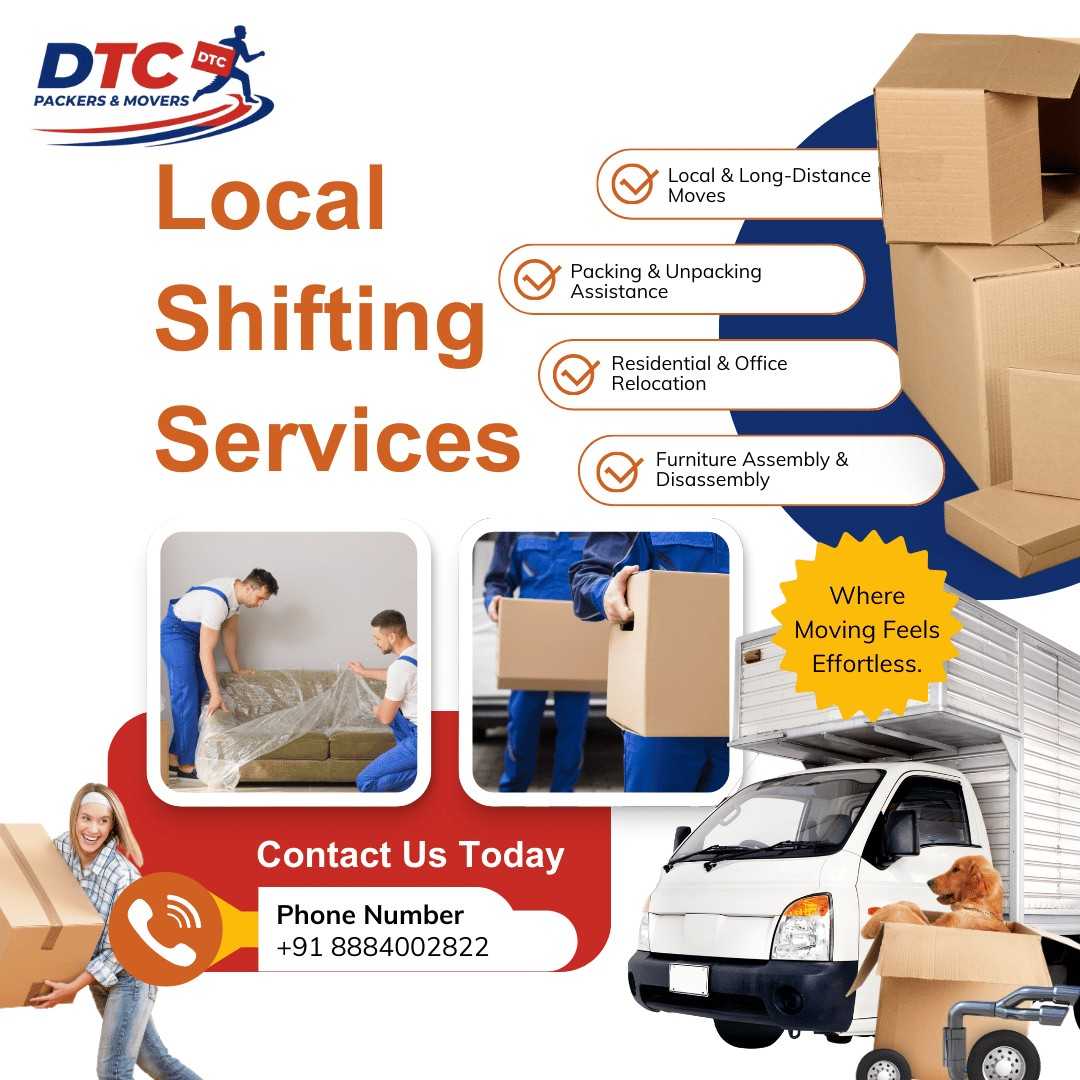 Local shifting service by Packers and Movers in Gurugram for safe home relocation